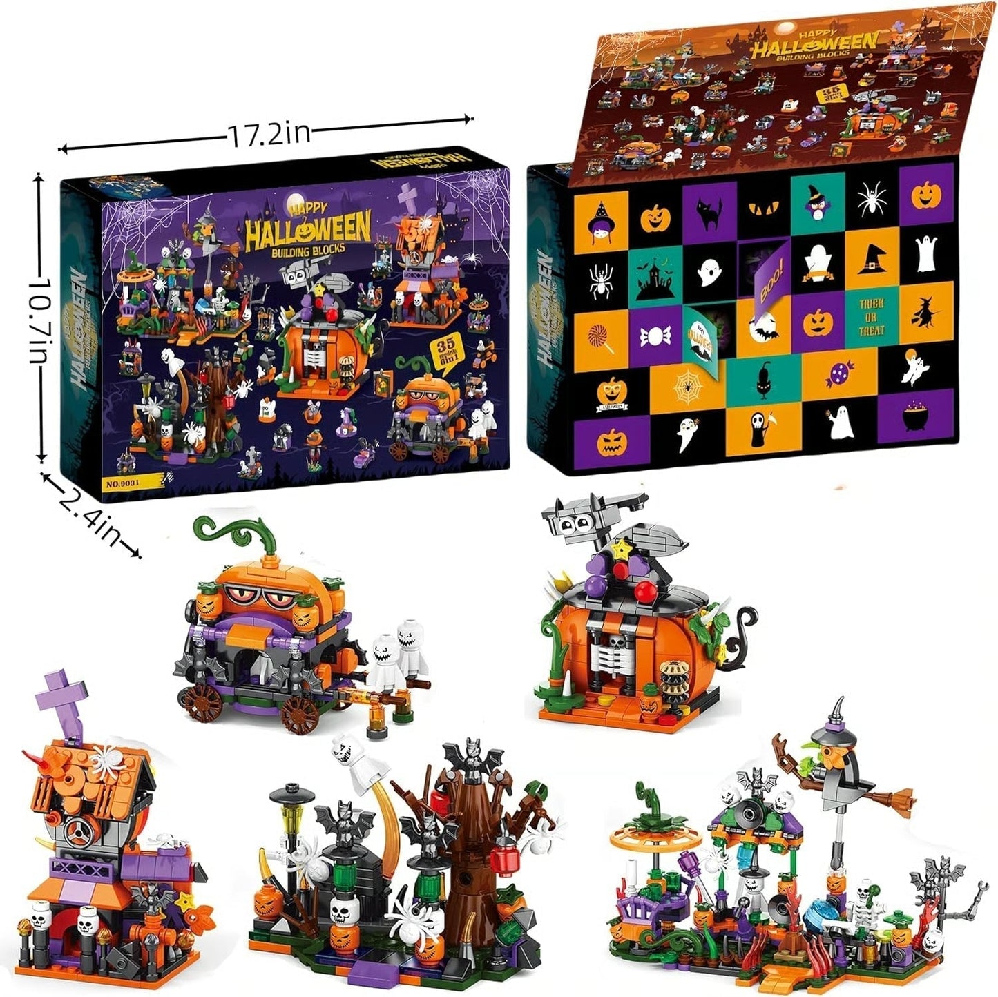 ๐31 Days of Halloween Advent Calendar Bricks